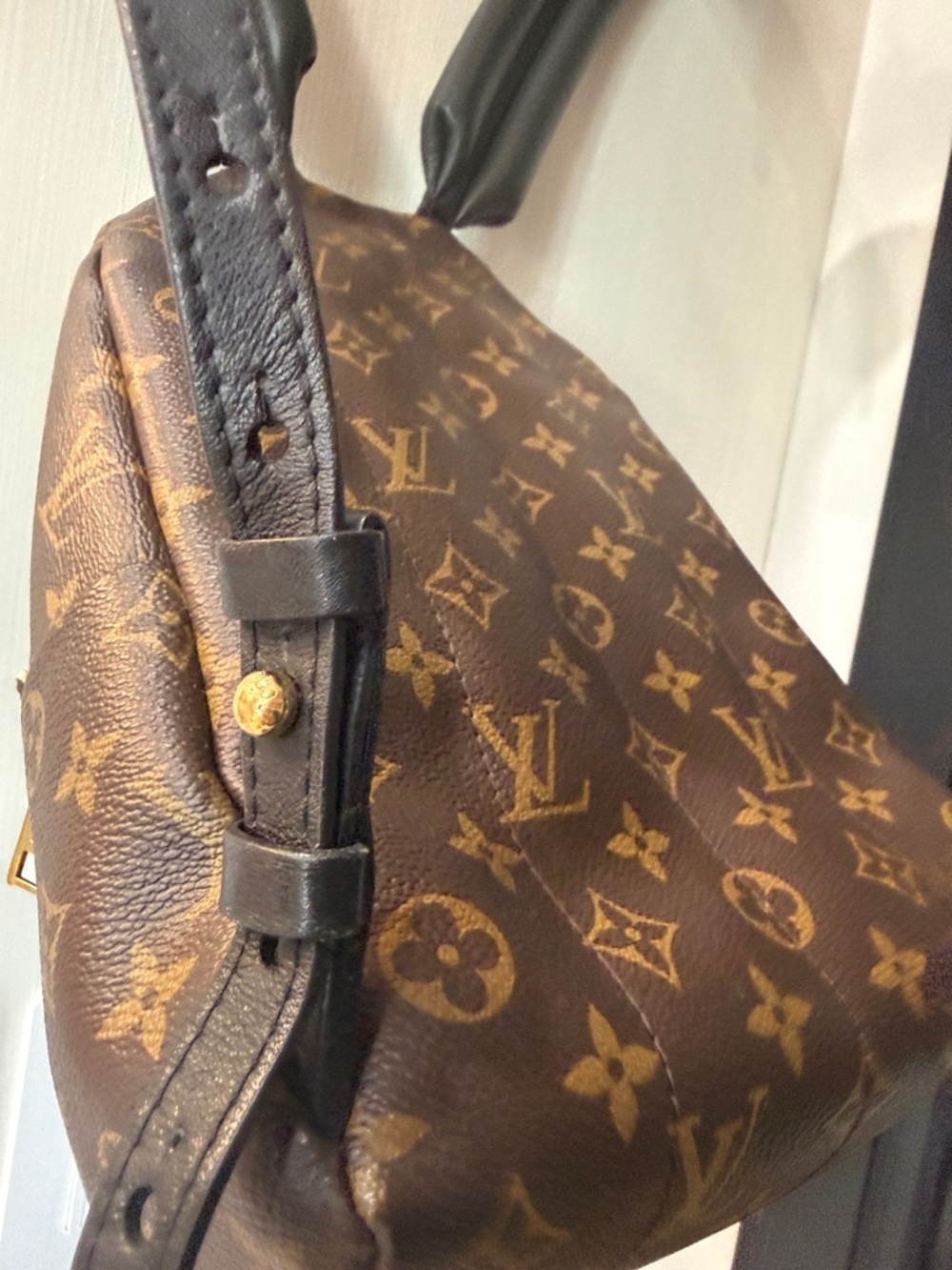 Louis Vuitton Brown Monogram Mini Backpack with Gold Hardware - Picture 10 of 12